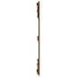 vidaXL Cabecero cama pared madera maciza pino marrón miel 127,5x3x90cm