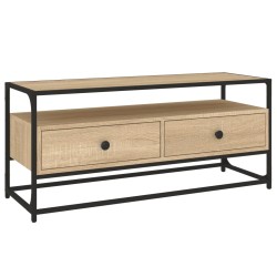vidaXL Mueble para TV madera contrachapada roble Sonoma 100x35x45 cm