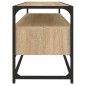 vidaXL Mueble para TV madera contrachapada roble Sonoma 100x35x45 cm