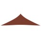 vidaXL Toldo de vela triangular tela Oxford terracota 5x5x6 m vidaXL Toldo de vela triangular tela Oxford terracota 5x5x6 m