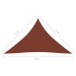 vidaXL Toldo de vela triangular tela Oxford terracota 5x5x6 m vidaXL Toldo de vela triangular tela Oxford terracota 5x5x6 m