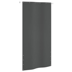 vidaXL Toldo pantalla para balcón tela oxford gris antracita 120x240cm