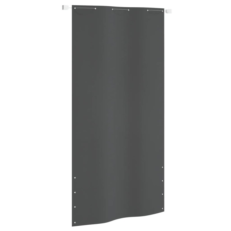 vidaXL Toldo pantalla para balcón tela oxford gris antracita 120x240cm vidaXL Toldo pantalla para balcón tela oxford gris antracita 120x240cm