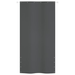 vidaXL Toldo pantalla para balcón tela oxford gris antracita 120x240cm