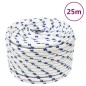 vidaXL Cuerda de barco polipropileno blanco 14 mm 25 m vidaXL Cuerda de barco polipropileno blanco 14 mm 25 m