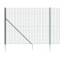 vidaXL Cerca de alambre con pinchos de anclaje verde 1,6x10 m vidaXL Cerca de alambre con pinchos de anclaje verde 1,6x10 m