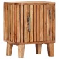 vidaXL Mesita de noche de madera maciza de acacia 40x30x50 cm