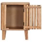 vidaXL Mesita de noche de madera maciza de acacia 40x30x50 cm