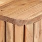 vidaXL Mesita de noche de madera maciza de acacia 40x30x50 cm