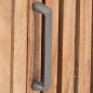 vidaXL Mesita de noche de madera maciza de acacia 40x30x50 cm
