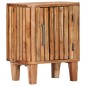 vidaXL Mesita de noche de madera maciza de acacia 40x30x50 cm