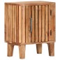 vidaXL Mesita de noche de madera maciza de acacia 40x30x50 cm