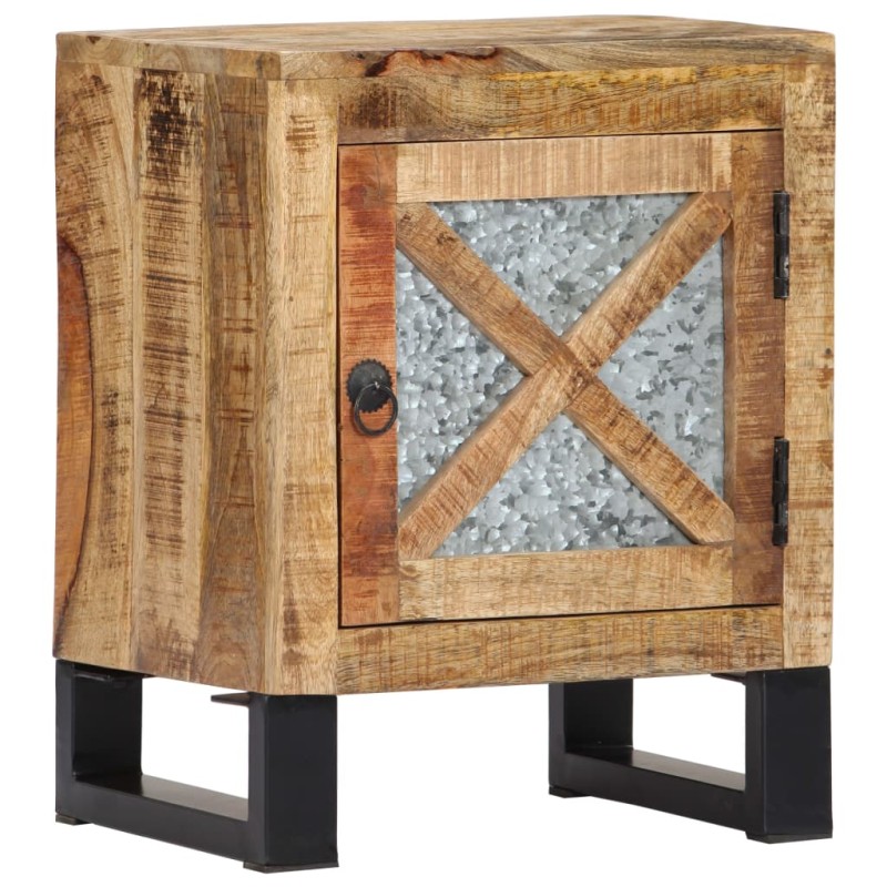 vidaXL Mesita de noche de madera maciza de mango 40x30x50 cm vidaXL Mesita de noche de madera maciza de mango 40x30x50 cm