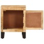 vidaXL Mesita de noche de madera maciza de mango 40x30x50 cm vidaXL Mesita de noche de madera maciza de mango 40x30x50 cm