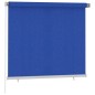 vidaXL Persiana enrollable de jardín HDPE azul 160x140 cm vidaXL Persiana enrollable de jardín HDPE azul 160x140 cm