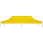 vidaXL Techo de carpa para celebraciones amarillo 6x3 m 270 g/m² vidaXL Techo de carpa para celebraciones amarillo 6x3 m 270 g/m²