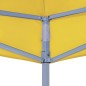 vidaXL Techo de carpa para celebraciones amarillo 6x3 m 270 g/m² vidaXL Techo de carpa para celebraciones amarillo 6x3 m 270 g/m²