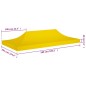 vidaXL Techo de carpa para celebraciones amarillo 6x3 m 270 g/m² vidaXL Techo de carpa para celebraciones amarillo 6x3 m 270 g/m²