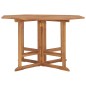 vidaXL Mesa de comedor plegable para jardín madera teca 120x120x75 cm vidaXL Mesa de comedor plegable para jardín madera teca 120x120x75 cm