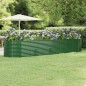 vidaXL Jardinera arriate acero recubrimiento polvo verde 396x100x68 cm vidaXL Jardinera arriate acero recubrimiento polvo verde 396x100x68 cm