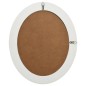 vidaXL Espejo de pared estilo barroco blanco 50x60 cm vidaXL Espejo de pared estilo barroco blanco 50x60 cm