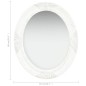 vidaXL Espejo de pared estilo barroco blanco 50x60 cm vidaXL Espejo de pared estilo barroco blanco 50x60 cm