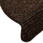 vidaXL Alfombrilla autoadhesiva de escalera 15 uds 56x17x3 cm marrón vidaXL Alfombrilla autoadhesiva de escalera 15 uds 56x17x3 cm marrón