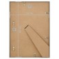 vidaXL Marcos de foto collage de pared/mesa 5 uds plateado MDF 18x24cm