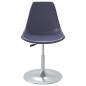 vidaXL Sillas de comedor giratorias 4 unidades PP lila vidaXL Sillas de comedor giratorias 4 unidades PP lila