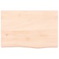 vidaXL Estante de pared madera maciza roble sin tratar 60x40x(2-6) cm vidaXL Estante de pared madera maciza roble sin tratar 60x40x(2-6) cm