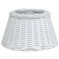 vidaXL Pantalla para lámpara de techo mimbre blanco Ø50x30 cm vidaXL Pantalla para lámpara de techo mimbre blanco Ø50x30 cm