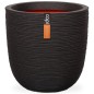 Capi Macetero Nature Rib negro 43x41 cm KBLR933 Capi Macetero Nature Rib negro 43x41 cm KBLR933