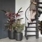 Capi Macetero Nature Rib negro 43x41 cm KBLR933 Capi Macetero Nature Rib negro 43x41 cm KBLR933