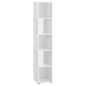 FMD Estantería de esquina con 10 compartimentos laterales blanco FMD Estantería de esquina con 10 compartimentos laterales blanco