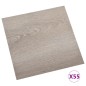 vidaXL Lamas para suelo autoadhesivas 55 piezas PVC 5,11 m² gris taupe vidaXL Lamas para suelo autoadhesivas 55 piezas PVC 5,11 m² gris taupe