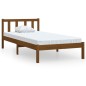 vidaXL Estructura de cama madera maciza pino marrón miel 100x200 cm vidaXL Estructura de cama madera maciza pino marrón miel 100x200 cm