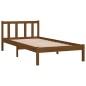 vidaXL Estructura de cama madera maciza pino marrón miel 100x200 cm vidaXL Estructura de cama madera maciza pino marrón miel 100x200 cm