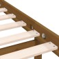 vidaXL Estructura de cama madera maciza pino marrón miel 100x200 cm vidaXL Estructura de cama madera maciza pino marrón miel 100x200 cm