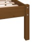 vidaXL Estructura de cama madera maciza pino marrón miel 100x200 cm vidaXL Estructura de cama madera maciza pino marrón miel 100x200 cm