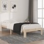 vidaXL Estructura de cama de madera maciza de pino 90x200 cm vidaXL Estructura de cama de madera maciza de pino 90x200 cm