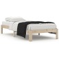 vidaXL Estructura de cama de madera maciza de pino 90x200 cm vidaXL Estructura de cama de madera maciza de pino 90x200 cm
