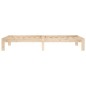 vidaXL Estructura de cama de madera maciza de pino 90x200 cm vidaXL Estructura de cama de madera maciza de pino 90x200 cm