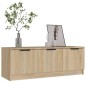 vidaXL Mueble de TV madera contrachapada roble Sonoma 102x35x36,5 cm