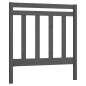 vidaXL Cabecero de cama madera maciza de pino gris 106x4x100 cm vidaXL Cabecero de cama madera maciza de pino gris 106x4x100 cm