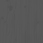 vidaXL Cabecero de cama madera maciza de pino gris 106x4x100 cm vidaXL Cabecero de cama madera maciza de pino gris 106x4x100 cm
