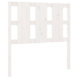 vidaXL Cabecero de cama madera maciza de pino blanco 105,5x4x100 cm