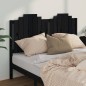 vidaXL Cabecero de cama madera maciza de pino negro 156x4x110 cm vidaXL Cabecero de cama madera maciza de pino negro 156x4x110 cm