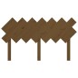 vidaXL Cabecero de cama madera maciza pino marrón miel 151,5x3x81 cm vidaXL Cabecero de cama madera maciza pino marrón miel 151,5x3x81 cm
