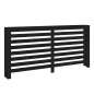 vidaXL Cubierta de radiador madera maciza de pino negro 169x19x84 cm vidaXL Cubierta de radiador madera maciza de pino negro 169x19x84 cm
