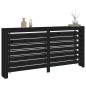 vidaXL Cubierta de radiador madera maciza de pino negro 169x19x84 cm vidaXL Cubierta de radiador madera maciza de pino negro 169x19x84 cm